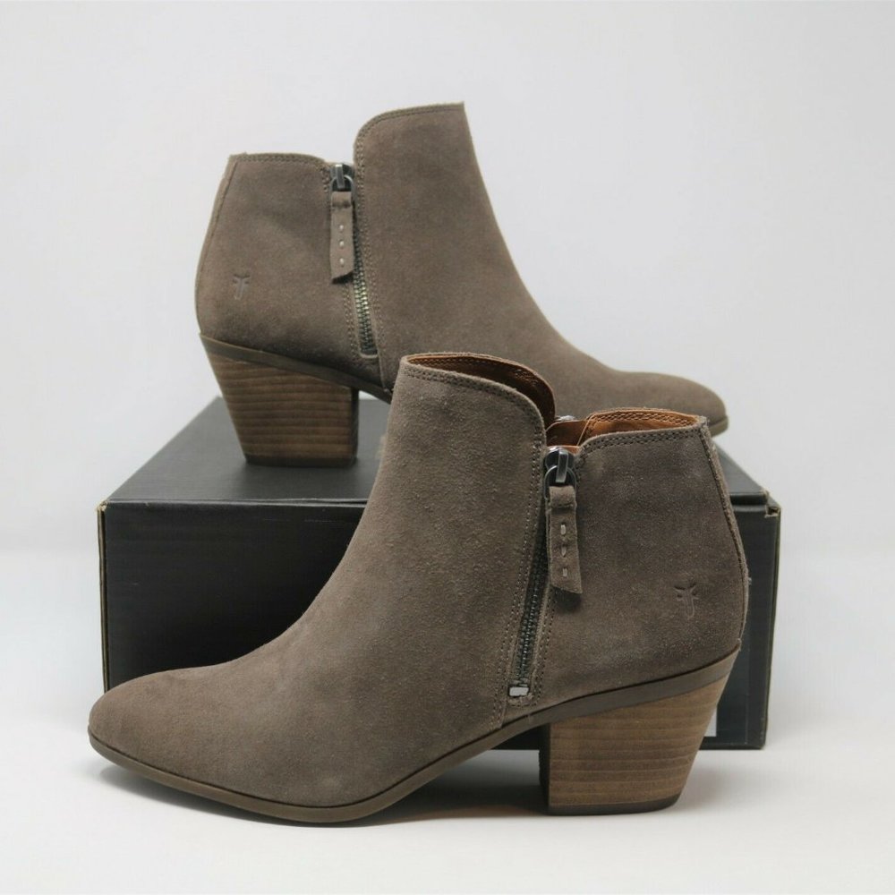 Frye Judith Ankle Double Zip Booties Women Size 9